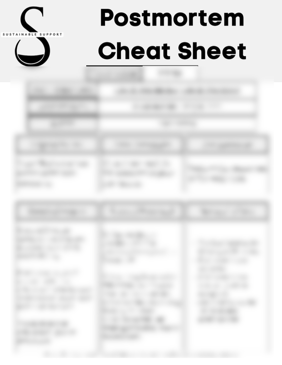 Cheat sheet