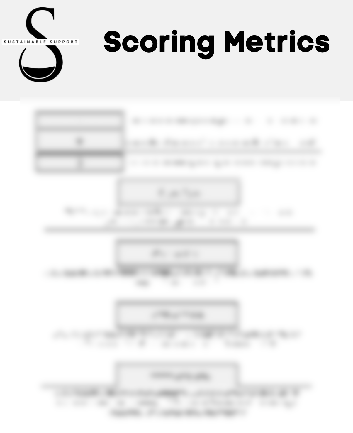 scoring metrix